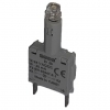 Signalizační mikro blok D5 - BÍLÁ, horní montáž, 12-30V AC/DC, Emas